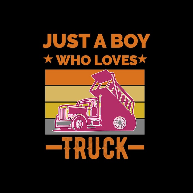 Truck T-shirt design