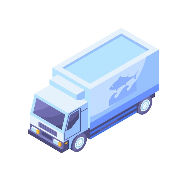 Truck with fish concept