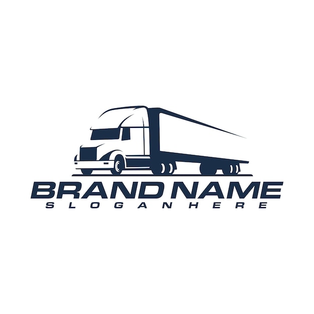 Trucking logo template