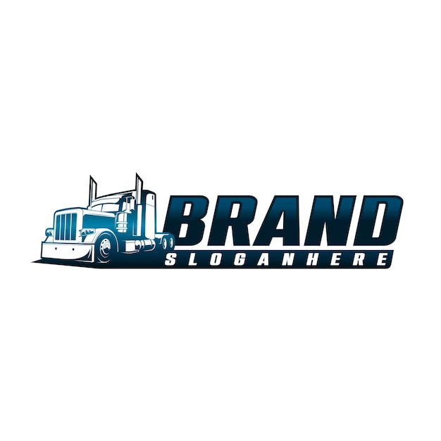 trucking logo template