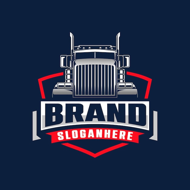 Trucking logo template