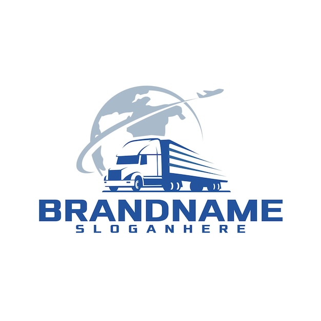 Trucking logo template