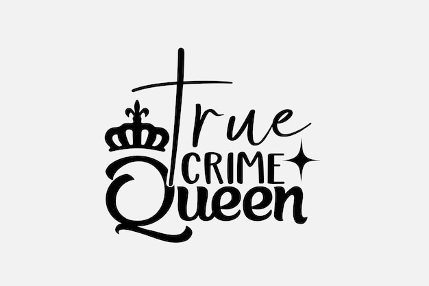 True crime svg design