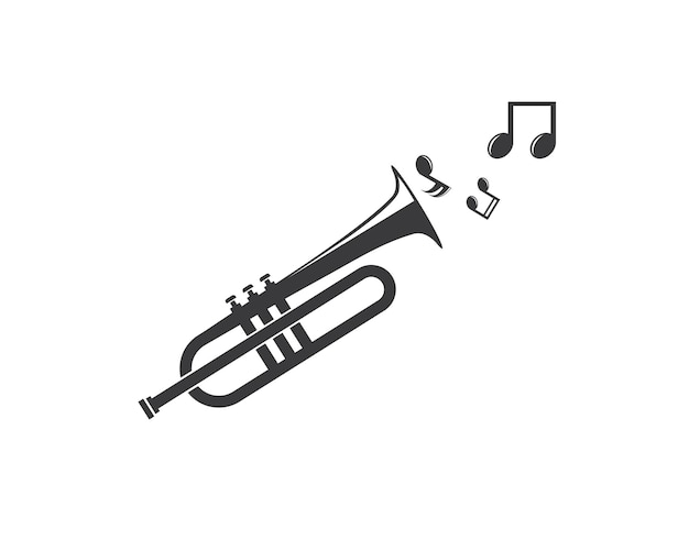 Trumpet icon vector illustration design