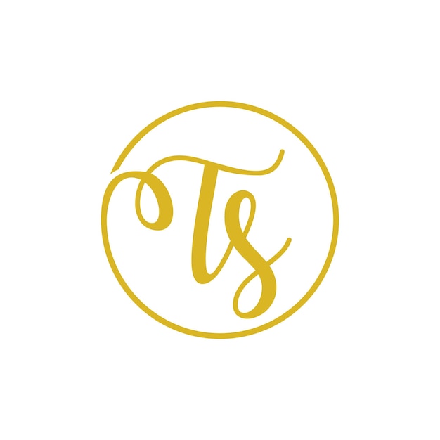 Ts circle logo design