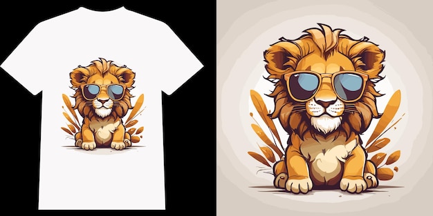 Vector tshirt design and mock up with eps file ai generated