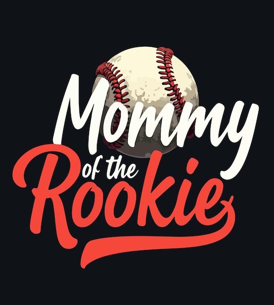 Vector a tshirt design of moms baseball from the player of the game