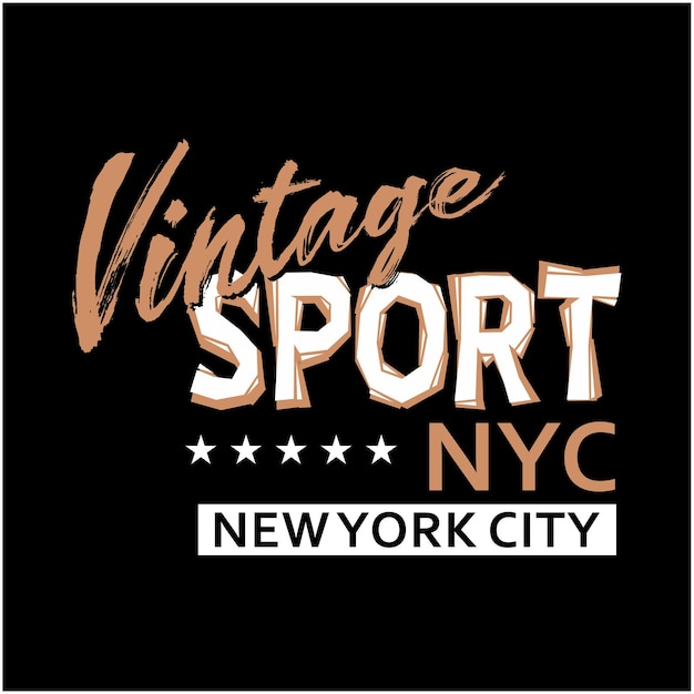 Tshirt designs and posters that says vintage sport