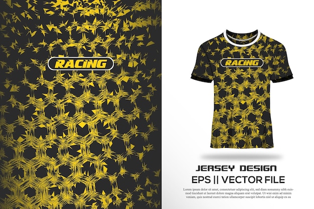 Tshirt and jersey design for racing cycling football gaming motocross Sports