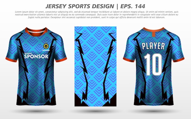 Tshirt Sport Design Mockup Abstract Template Premium Download