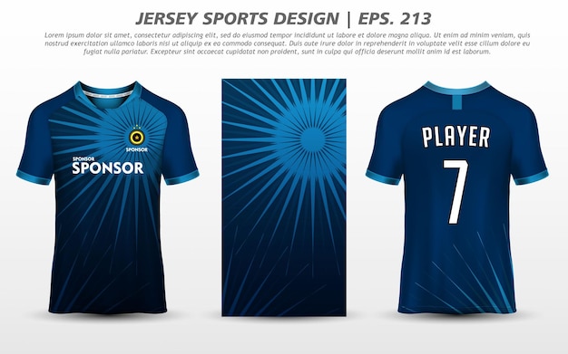 Tshirt Sport Design Mockup Abstract Template Premium Download