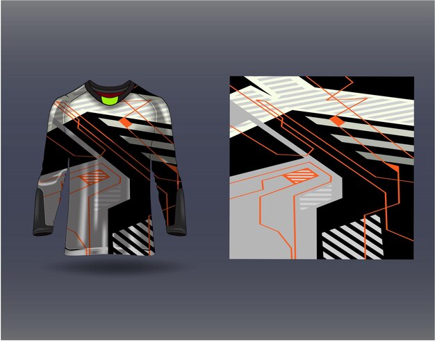 Vector tshirt sport grunge background for extreme jersey team racing cycling football gaming backdrop