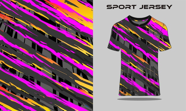 Tshirt sport grunge texture background for soccer jersey cycling football gaming vector