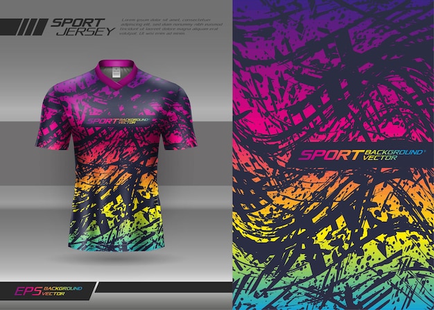 Tshirt sports abstract texture jersey design for racing, soccer, gaming, motocross, gaming, cycling