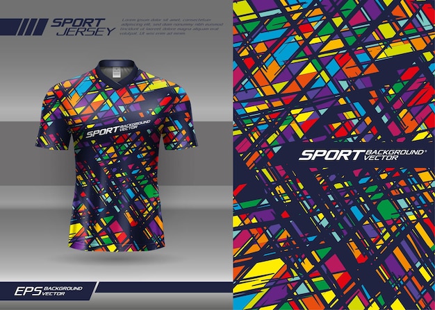 Tshirt sports abstract texture jersey design for racing, soccer, gaming, motocross, gaming, cycling