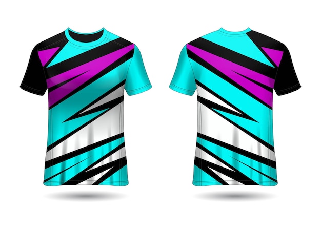 Tshirt sports design for racing jersey cycling gaming Vector