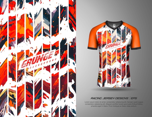 Tshirt sports grunge texture background for soccer jersey downhill cycling football gaming