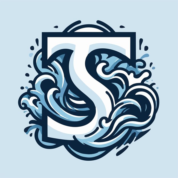 Tsunami monogram logo 9