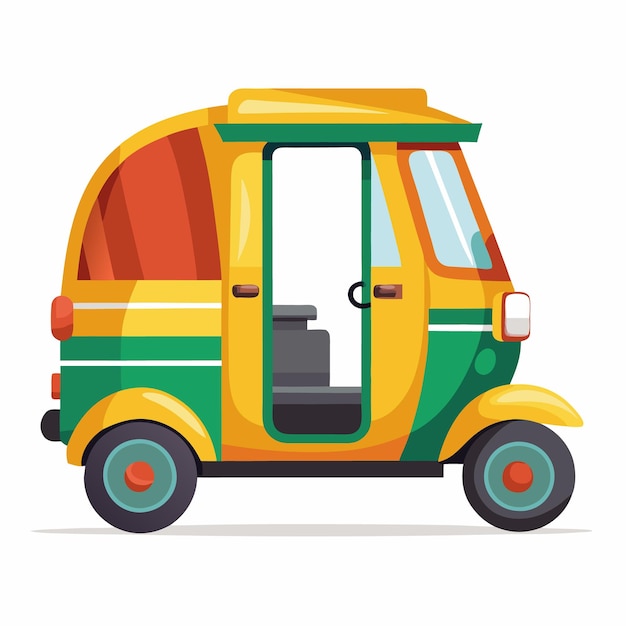 Vector tuk tuk vector illustration