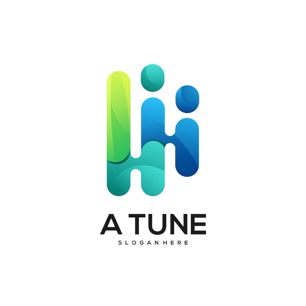 A tune logo colorful gradient