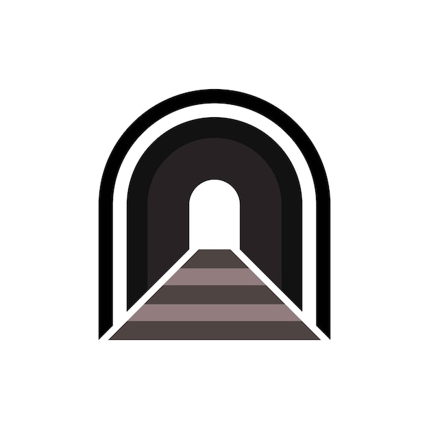 tunnel icon vector design templates