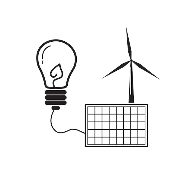 turbin wind electricity logo