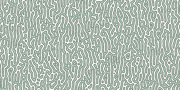 Turing generative design. Organic line art wallpaper.