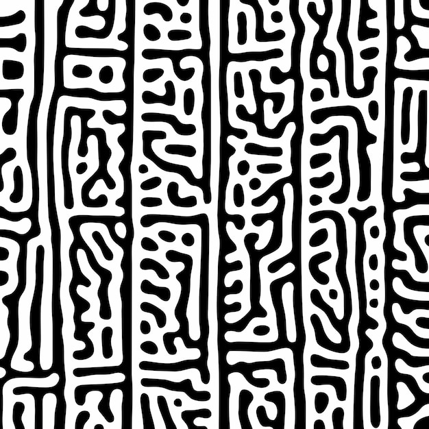 Turing Pattern black Background