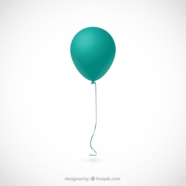 Turquoise balloon