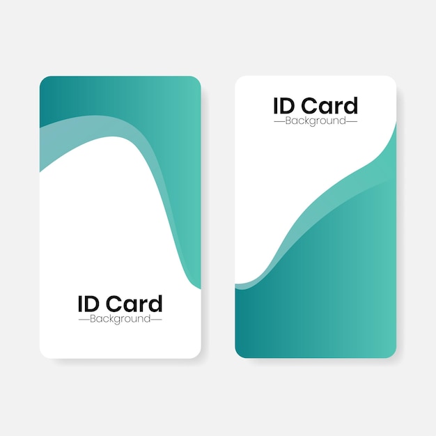 turquoise ID card background template