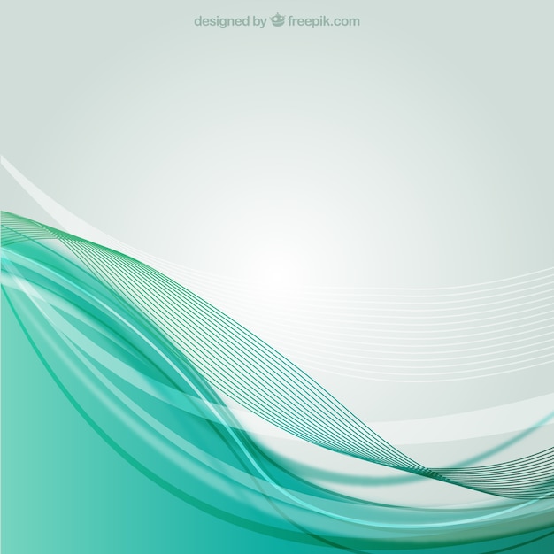 Turquoise wave background