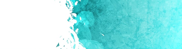 Vector turquoise and white grunge textural artistic background