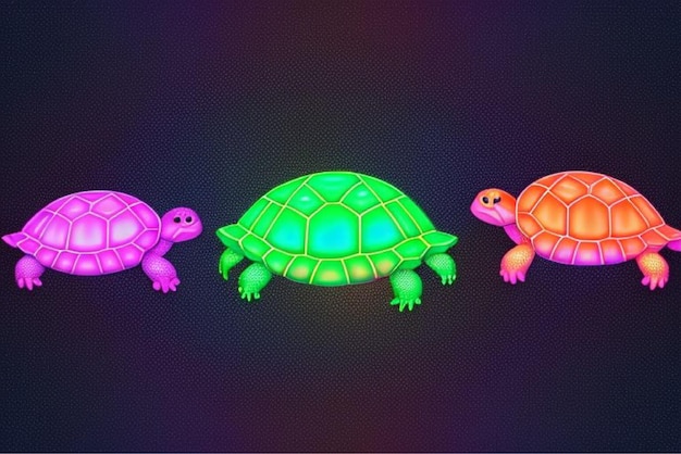 Turtle Team Group of Slow and Steady Friends