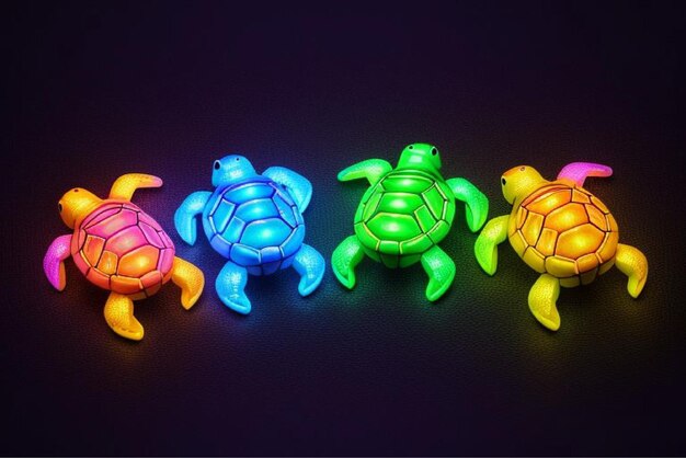 Turtle Team Group of Slow and Steady Friends