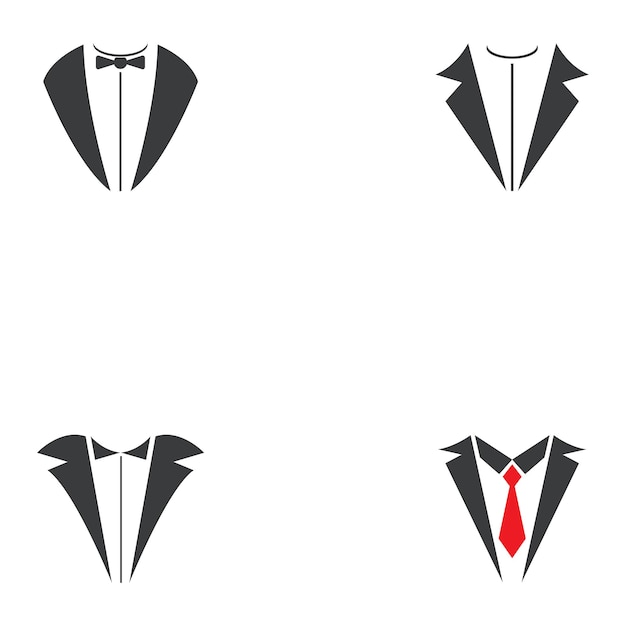 Tuxedo Logo. Business man logo. Wedding Organizer Logo