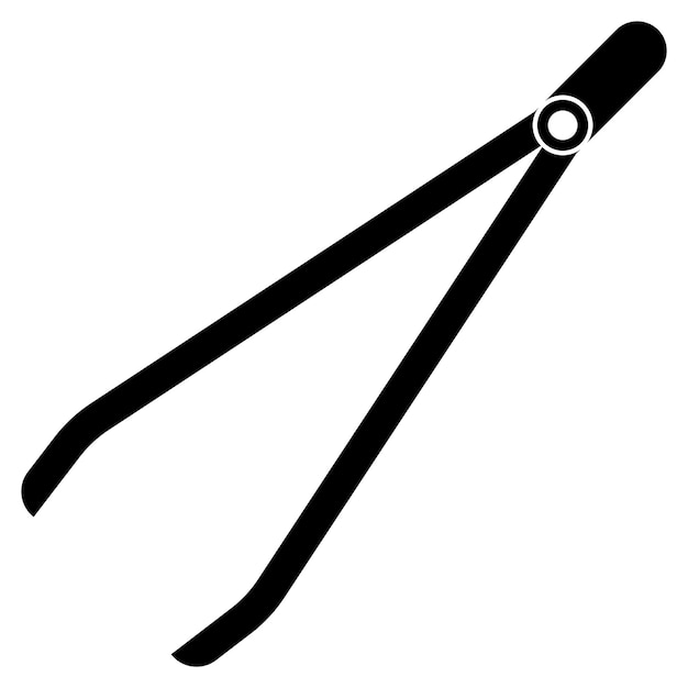 Tweezers icon vector