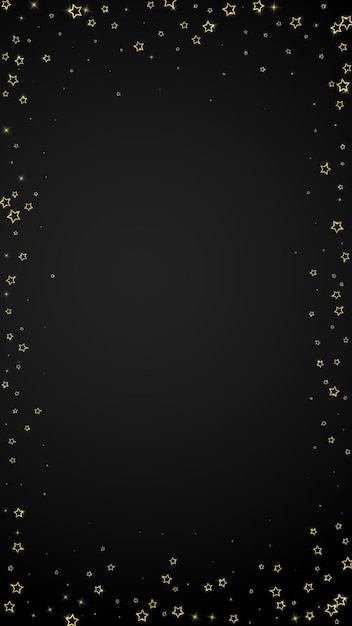 Vector twinkle stars scattered around randomly