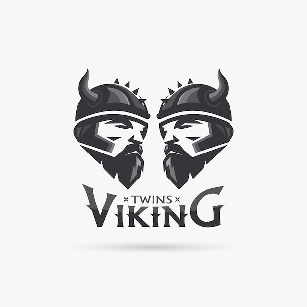 Twins viking head