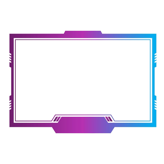 Twitch Live Stream Clipart Vector Border HD