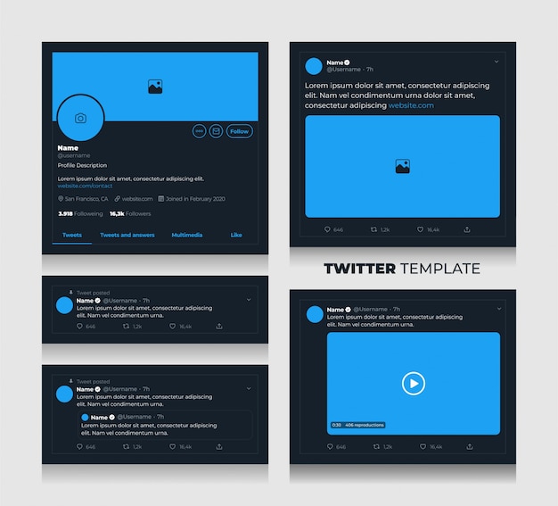 Vector twitter_template