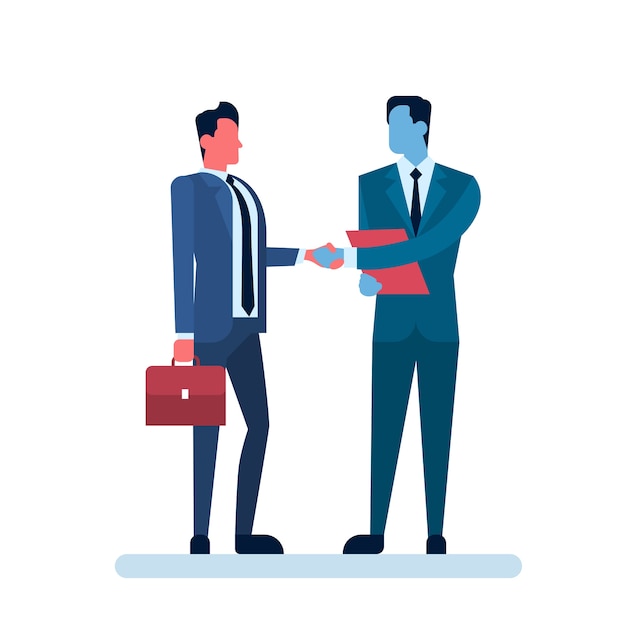 Two Businessman Hand Shake