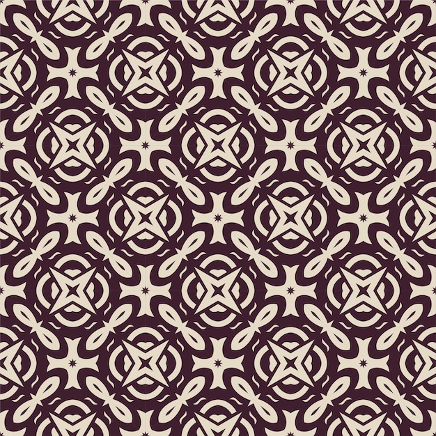 Two colors simple pattern ornament background. Seamless abstract shape