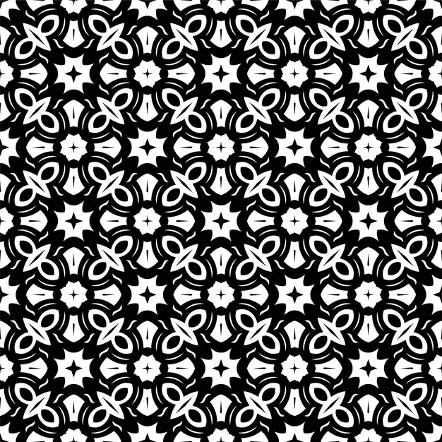 Two colors simple pattern ornament background. Seamless abstract shape