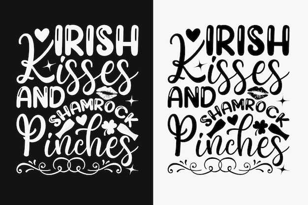 Two fonts for a shamrock pints.