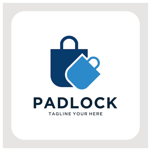 Two padlock vector icon isolated on white background