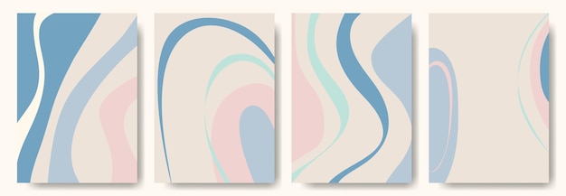 Two pastel colored backgrounds with a blue and pink swirl.