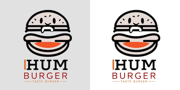 two pictures of hamburgers with the words fat hamburger on them