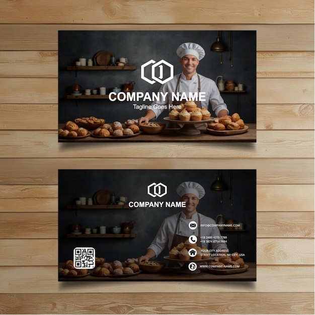 Vector two posters with the logo for company company on them