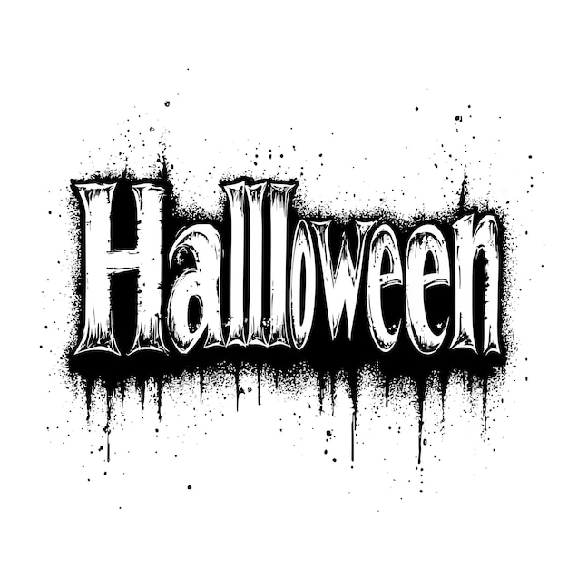 Vector typography happy halloween tshirt design illustration