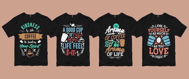 Typography lettering quotes sayings about coffee t shirt  bundle